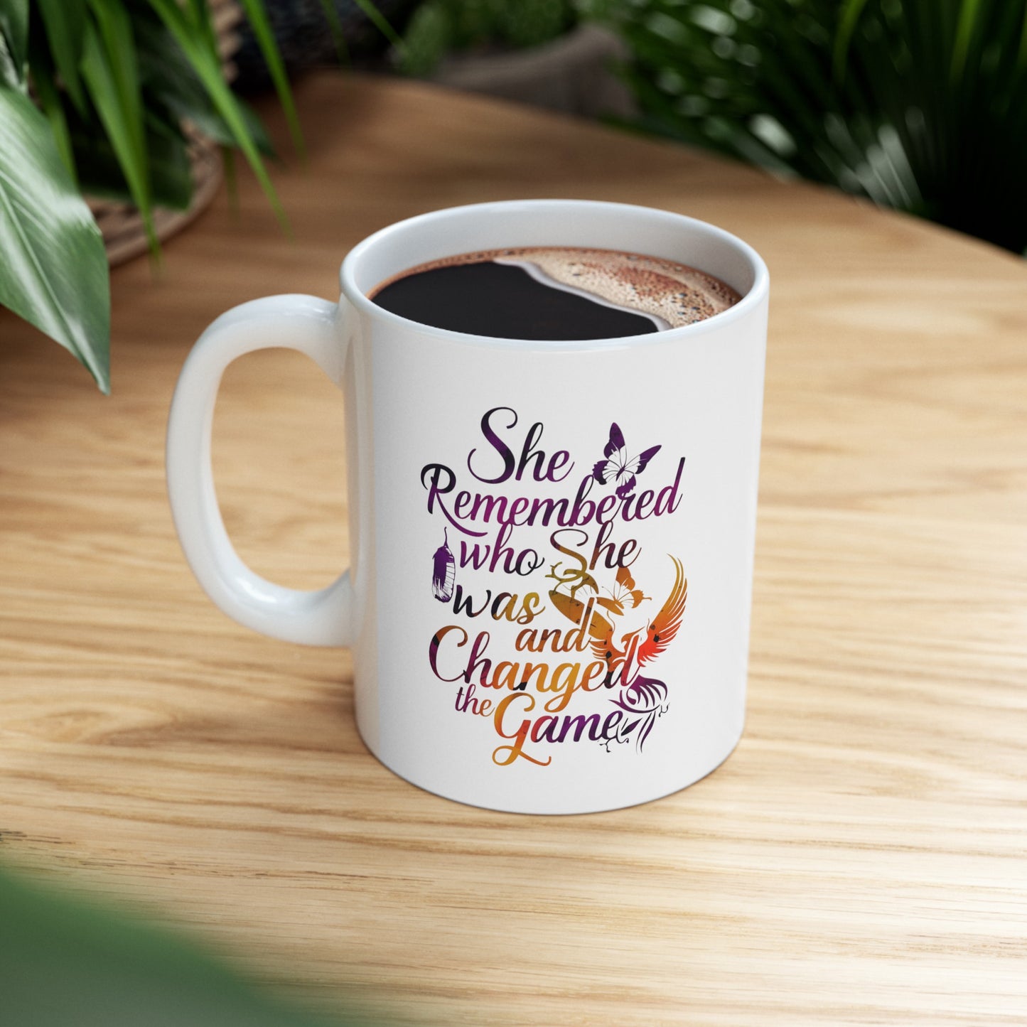 She Remembered Printed Ceramic Mug, (11oz, 15oz)