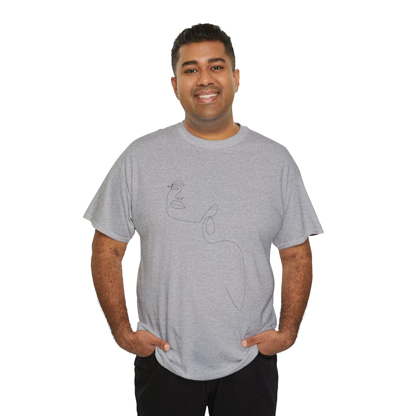 Women Artwork T Shirt with Hearts