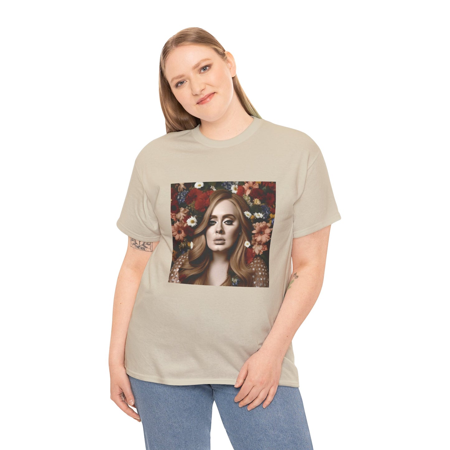 Adele T Shirt with Hearts
