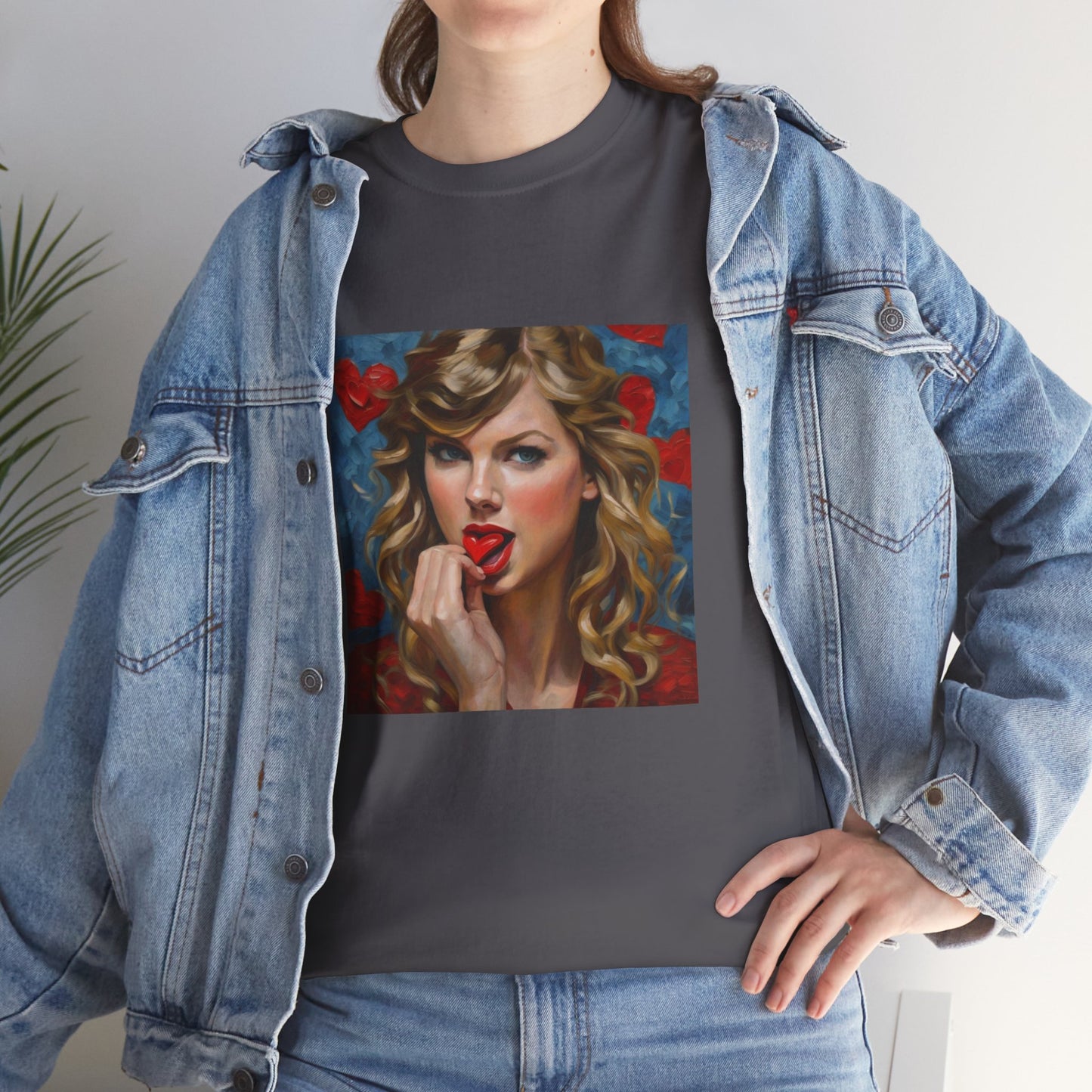Taylor Swift T Shirt with Hearts