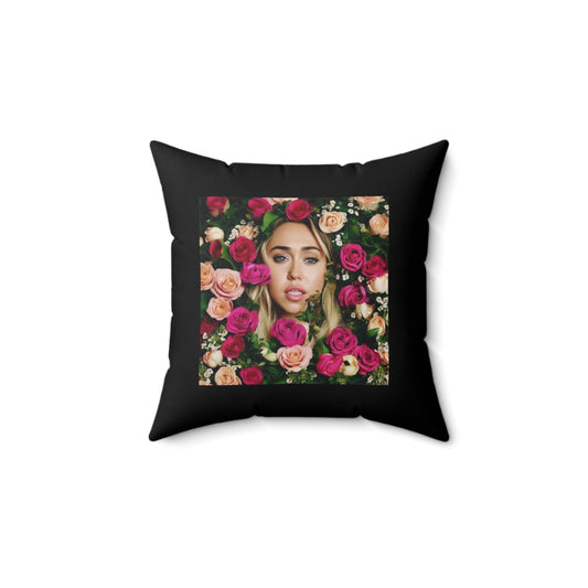 Women Spun Polyester Square Pillow