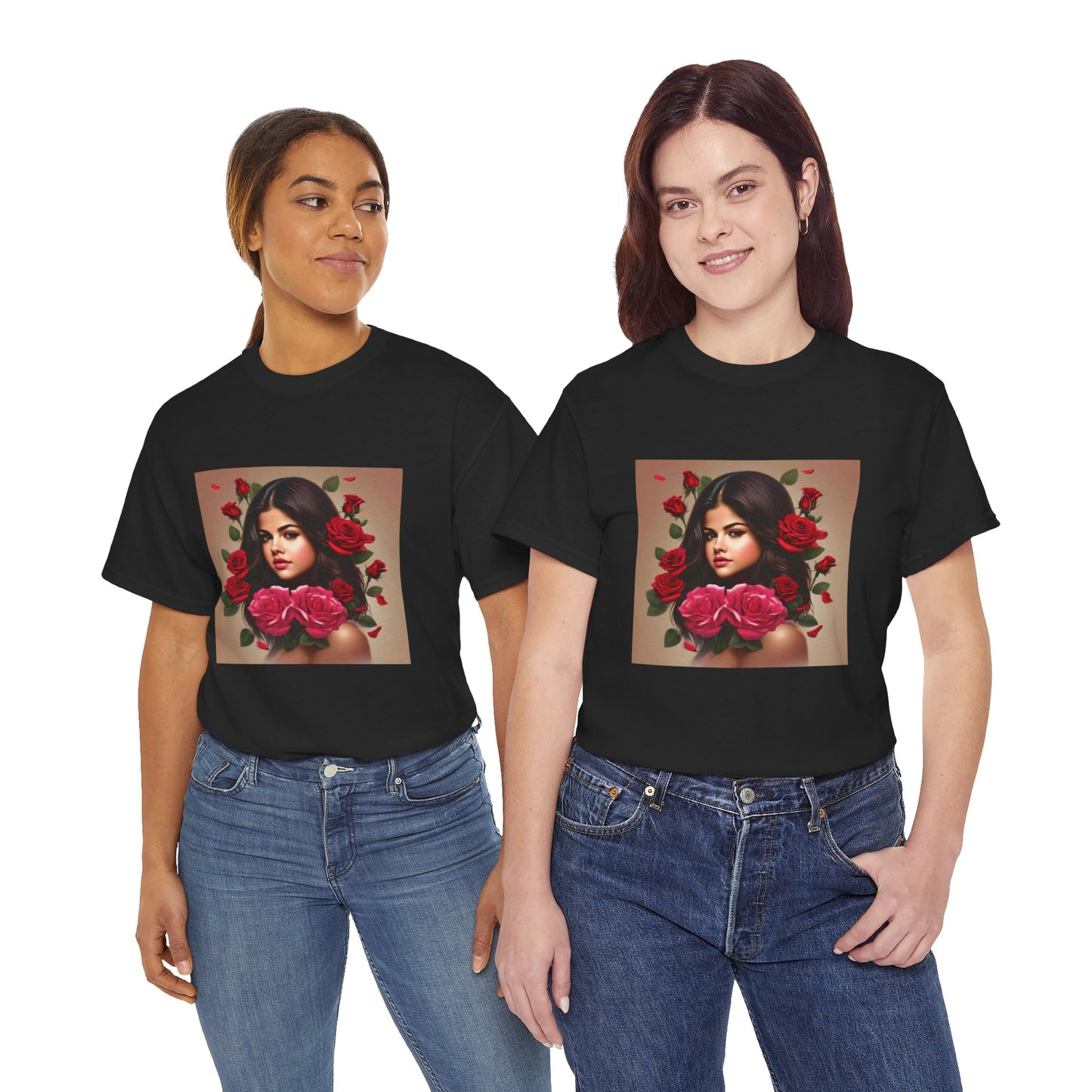 Selena Gomez T Shirt with Hearts