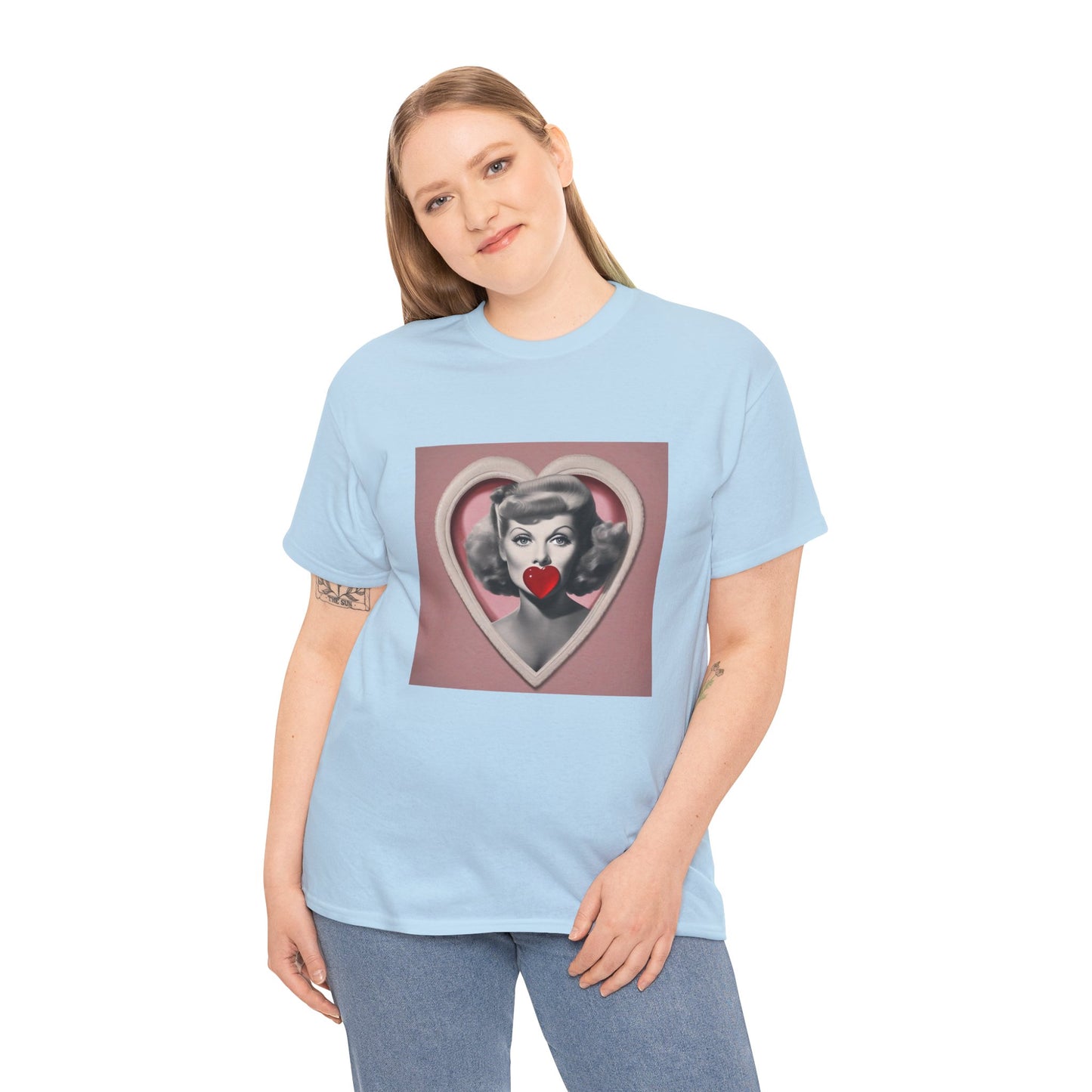 Miley Cyrus T Shirt with Hearts