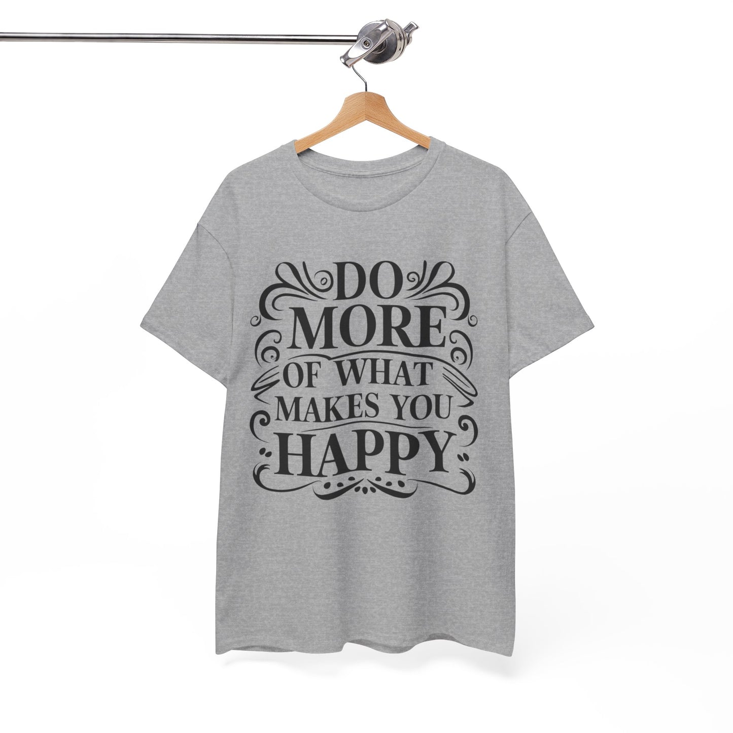 Do More Of What Printed T Shirt with Hearts