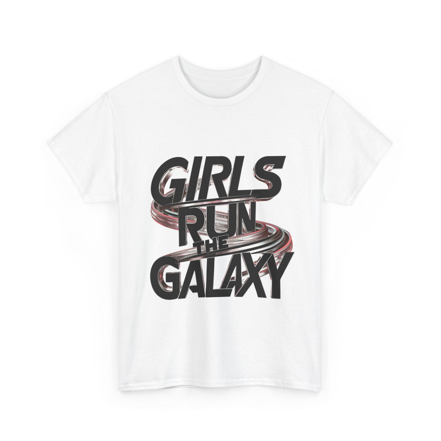 Girl Run The Galaxy T Shirt with Hearts