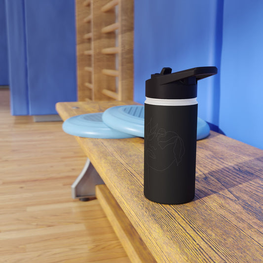 Women Stainless Steel Water Bottle, Standard Lid