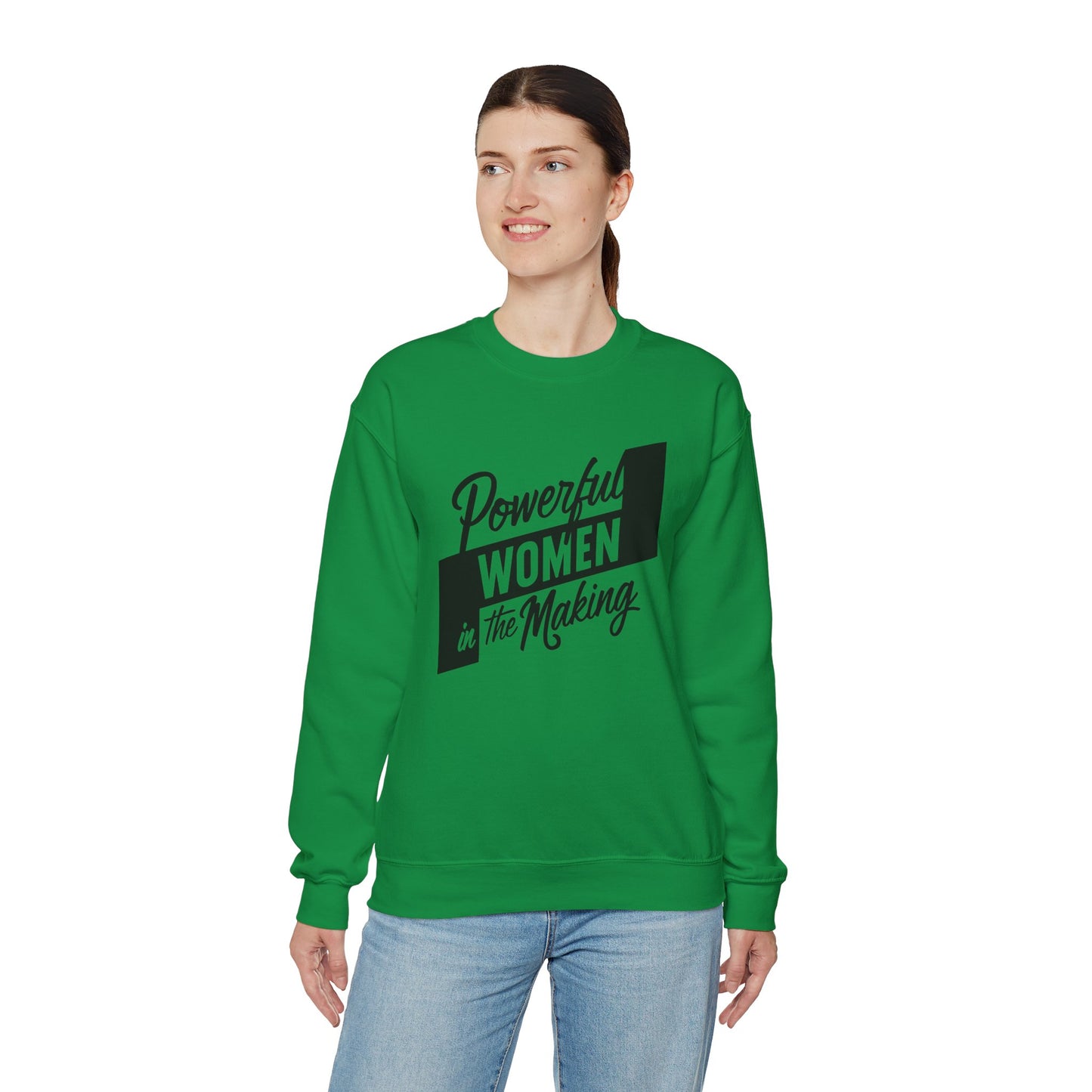 Powerful Women In The Making Unisex Heavy Blend™ Crewneck Sweatshirt