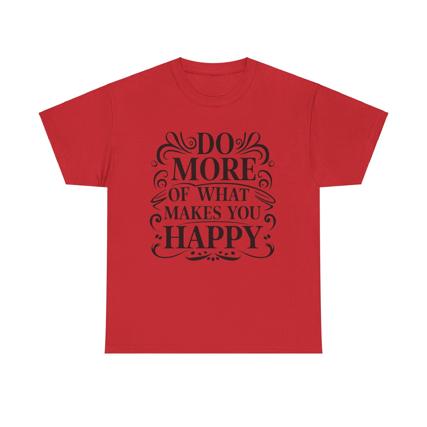 Do More Of What Printed T Shirt with Hearts