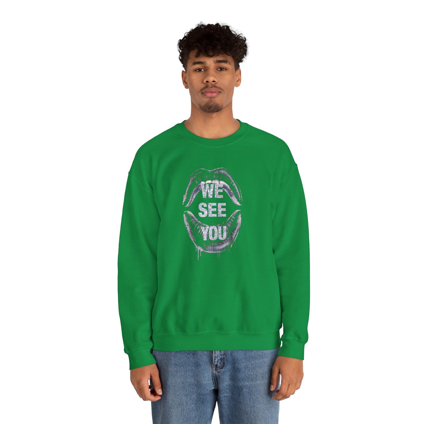 We See You Unisex Heavy Blend™ Crewneck Sweatshirt