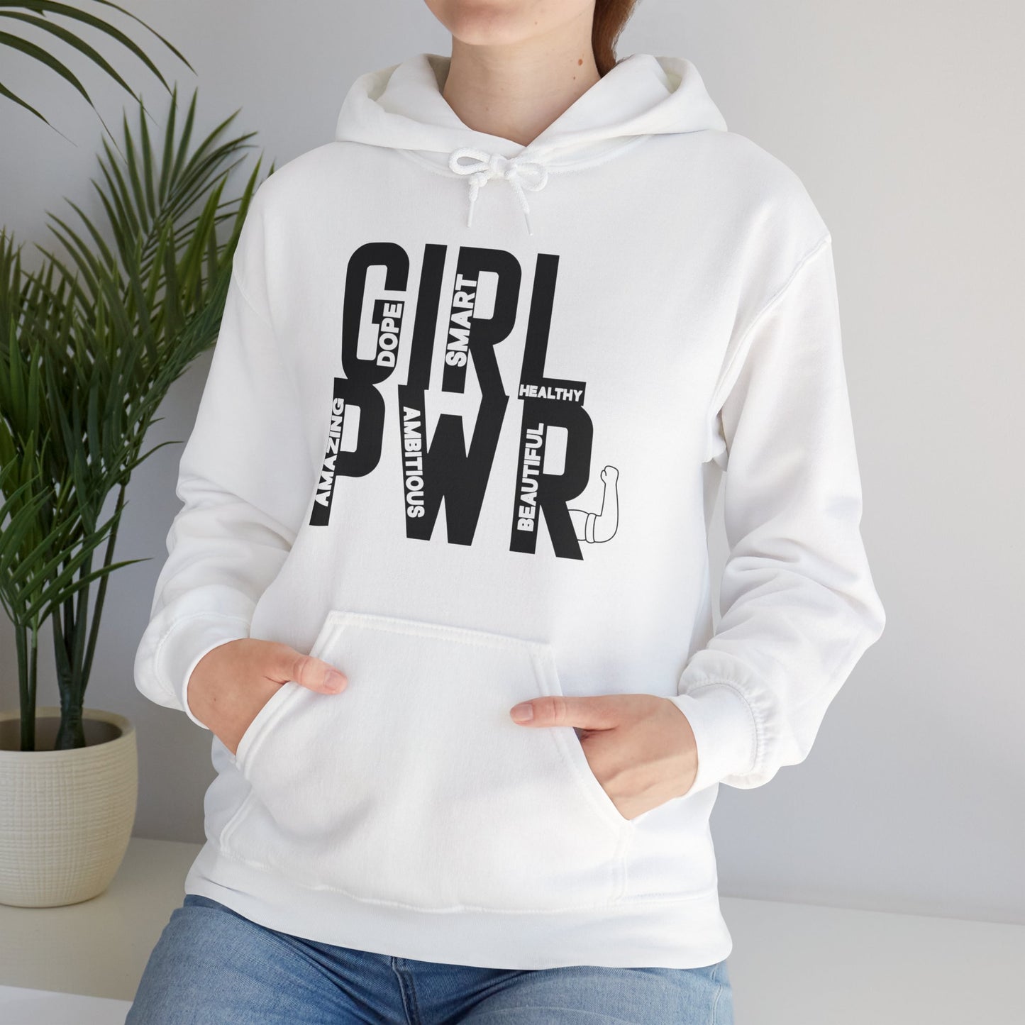 Girl PWR Unisex Heavy Blend™ Hooded Sweatshirt