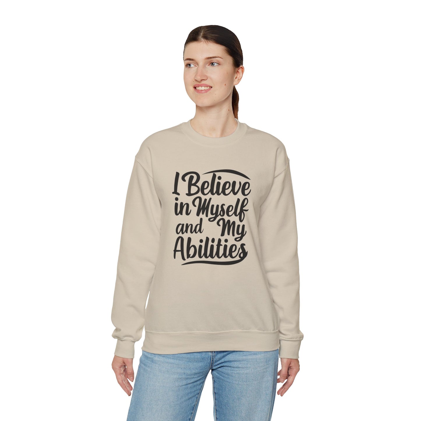 I Believe In Myself And My Abilities Unisex Heavy Blend™ Crewneck Sweatshirt