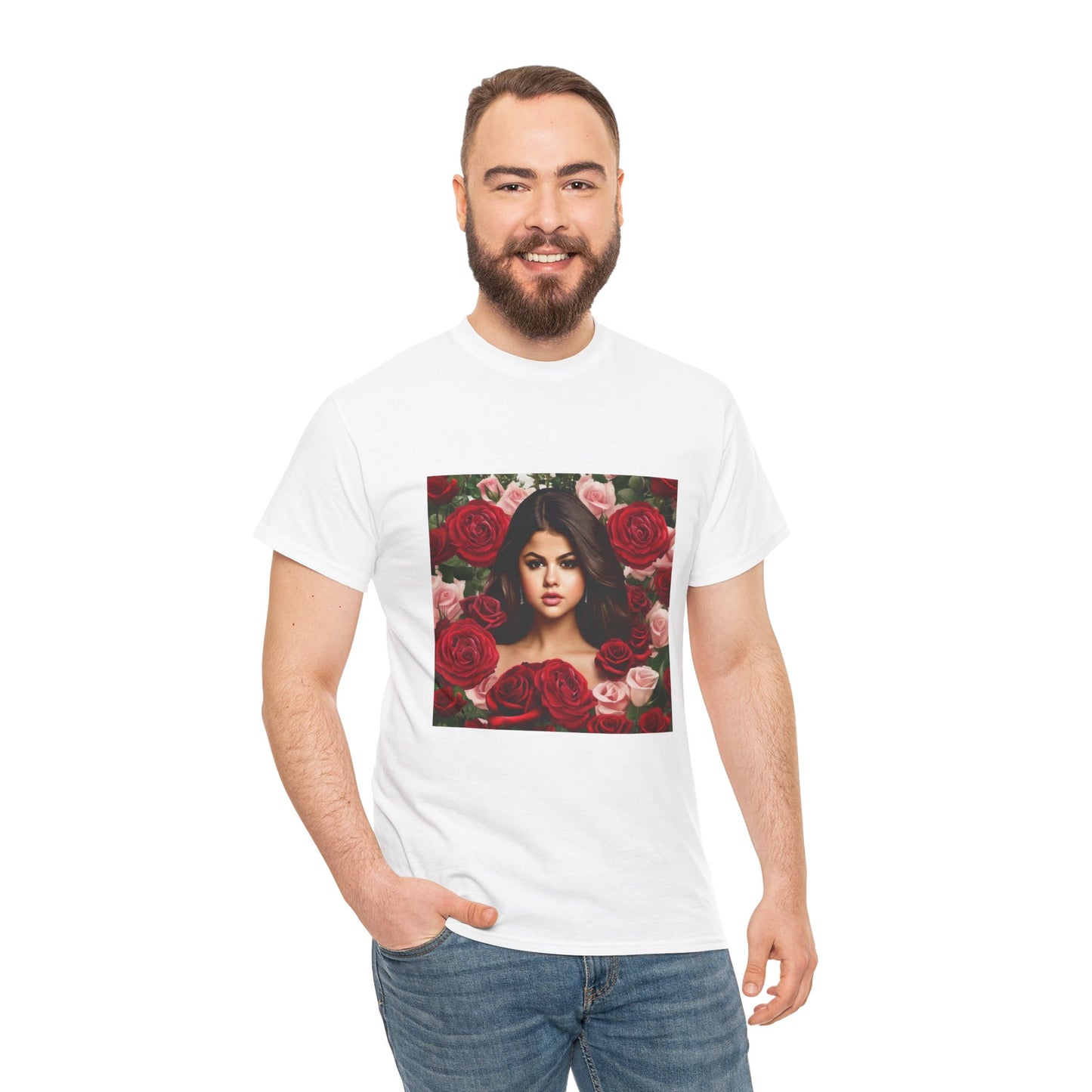 Selena Gomez T Shirt with Hearts