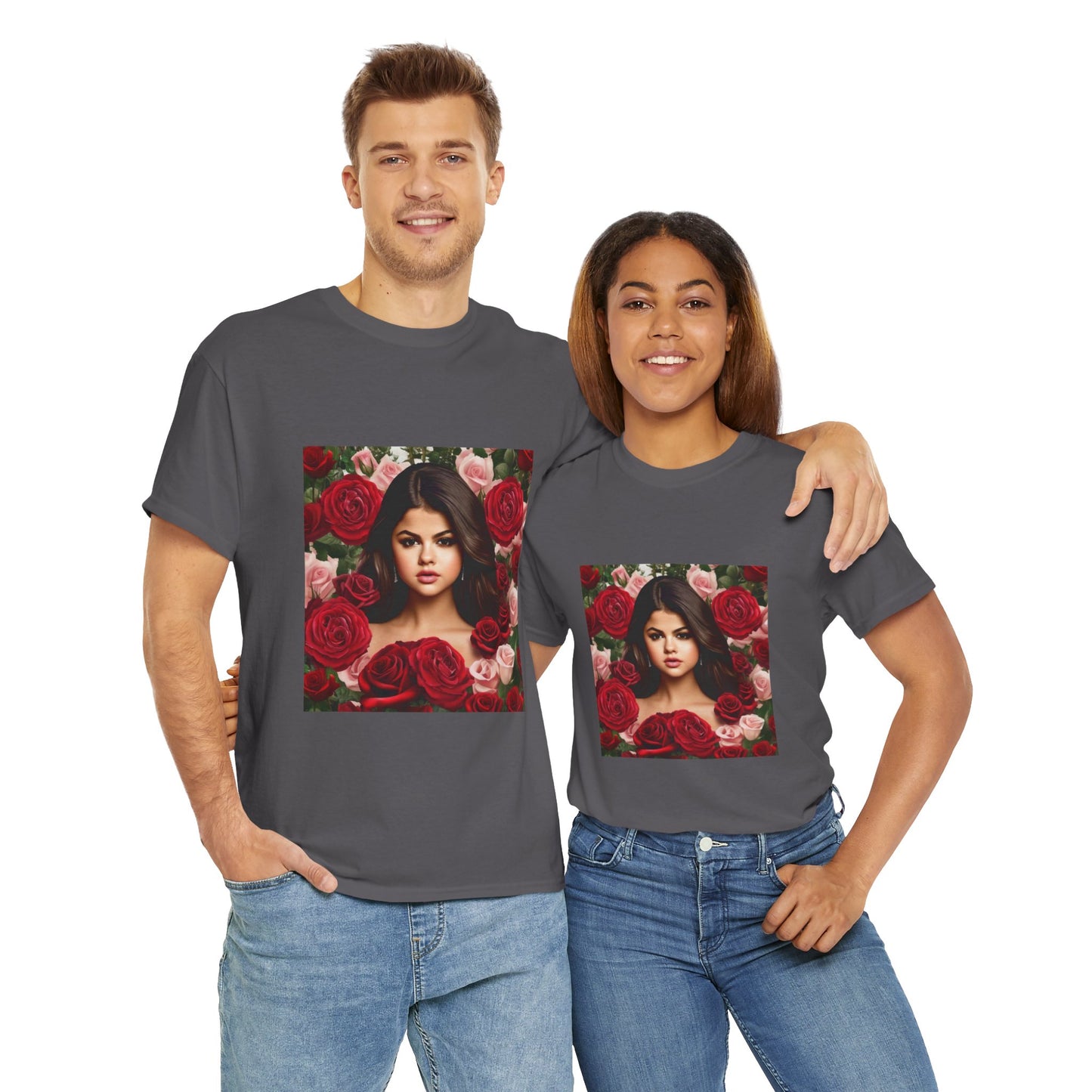 Selena Gomez T Shirt with Hearts