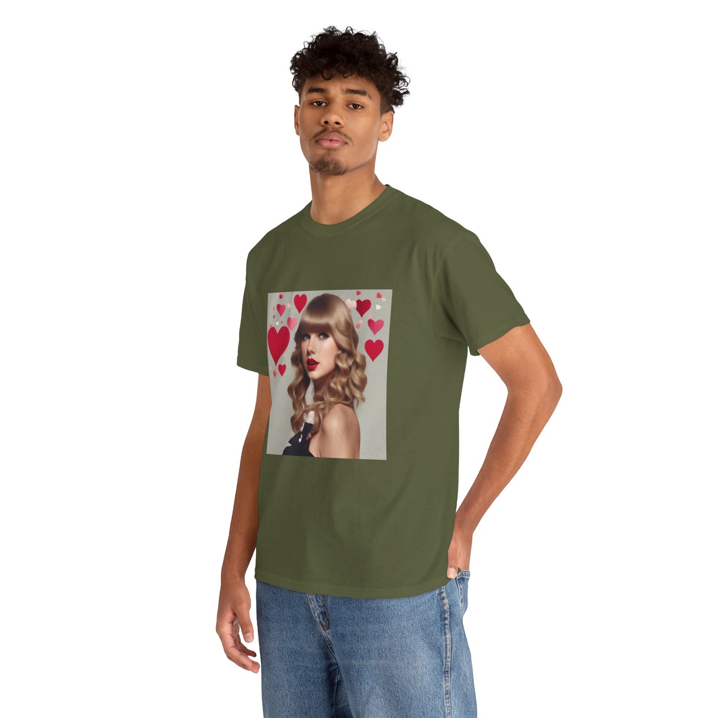 Taylor Swift T Shirt with Hearts