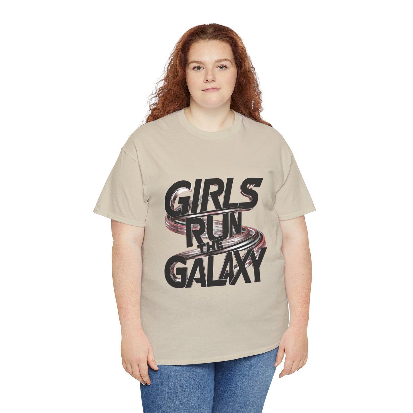 Girl Run The Galaxy T Shirt with Hearts