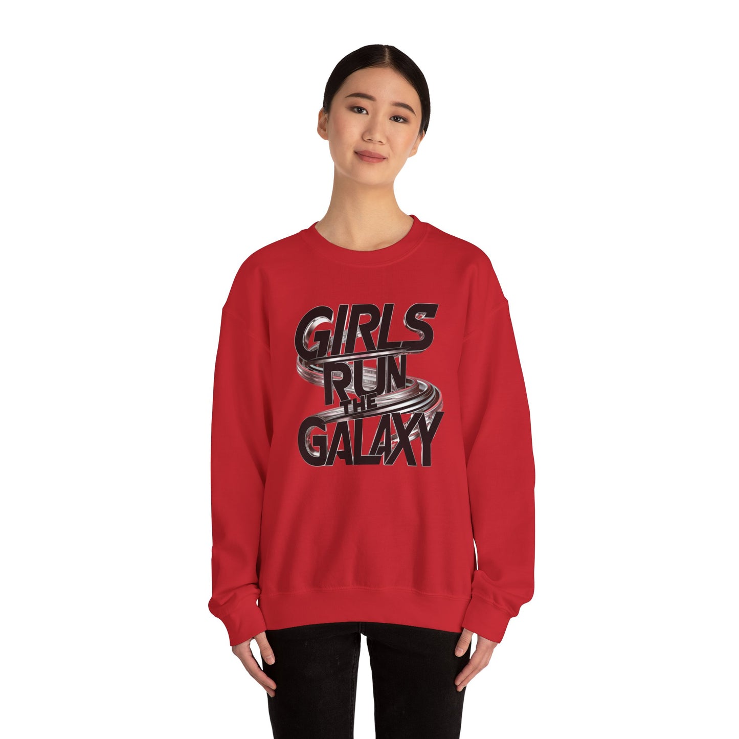 Girls Run The Galaxy Unisex Heavy Blend™ Crewneck Sweatshirt