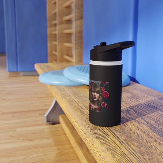 Women Stainless Steel Water Bottle, Standard Lid