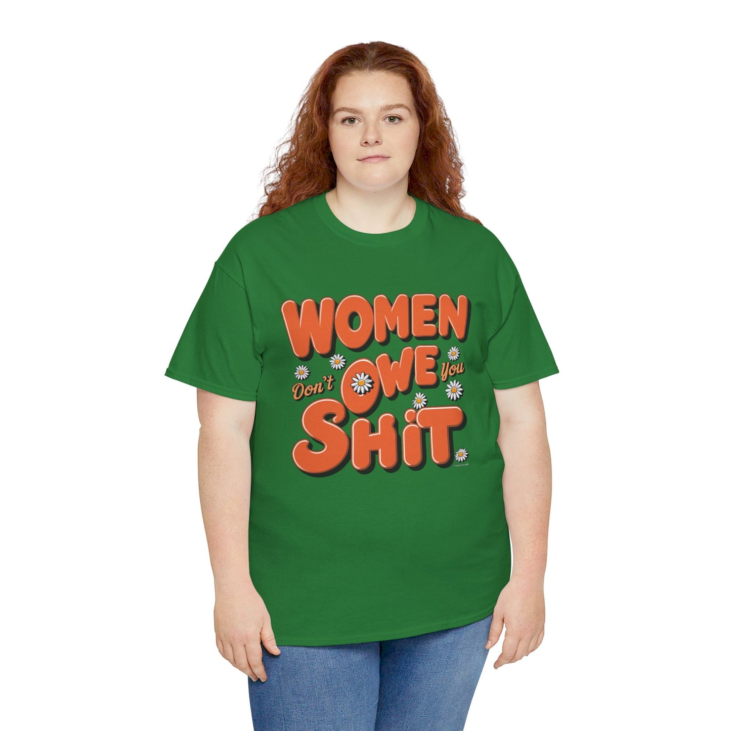 Women Don't Women Heavy Cotton Tee