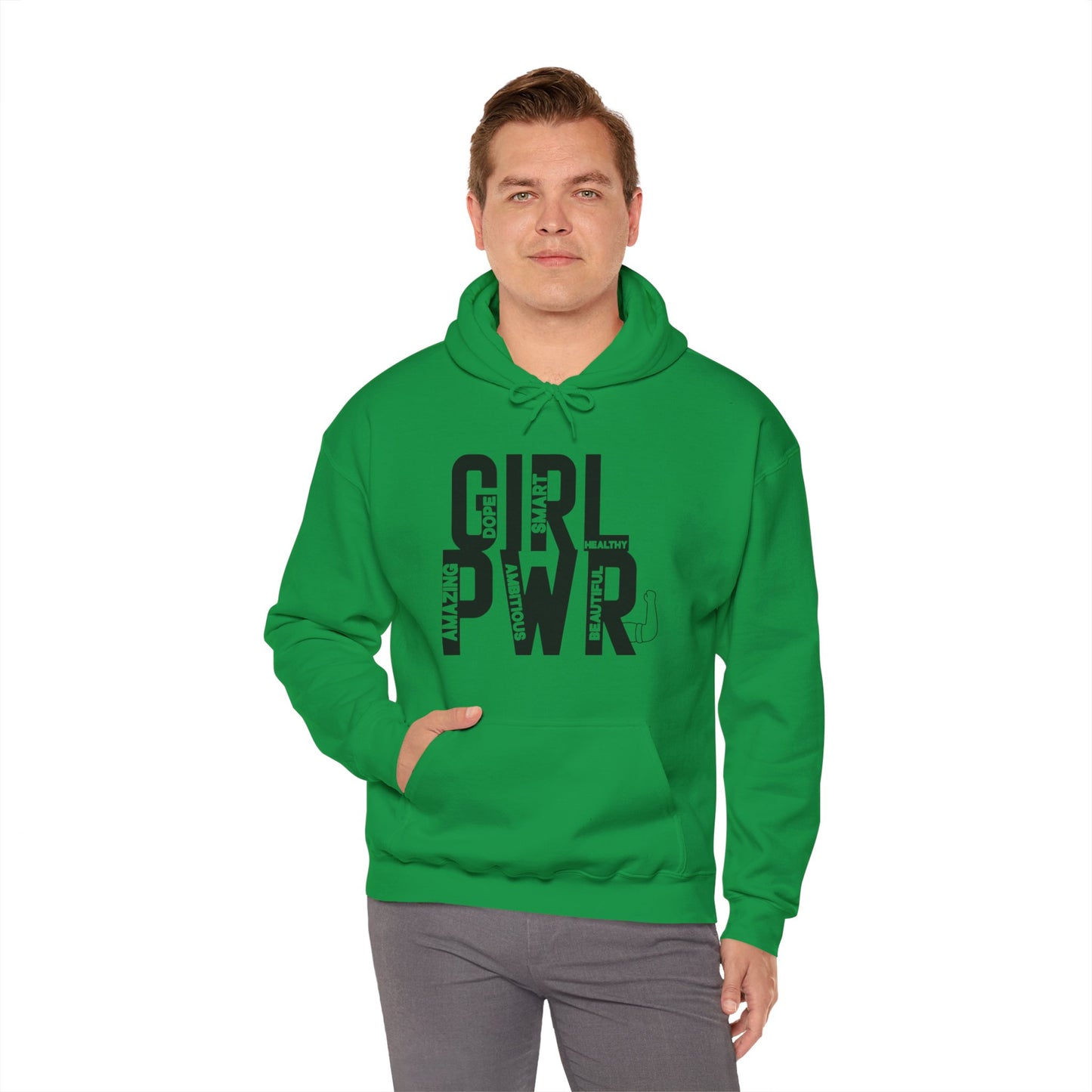 Girl PWR Unisex Heavy Blend™ Hooded Sweatshirt