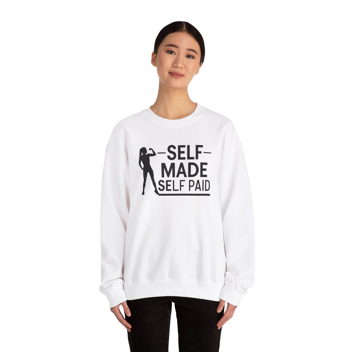 Self Made Self Paid Unisex Heavy Blend™ Crewneck Sweatshirt