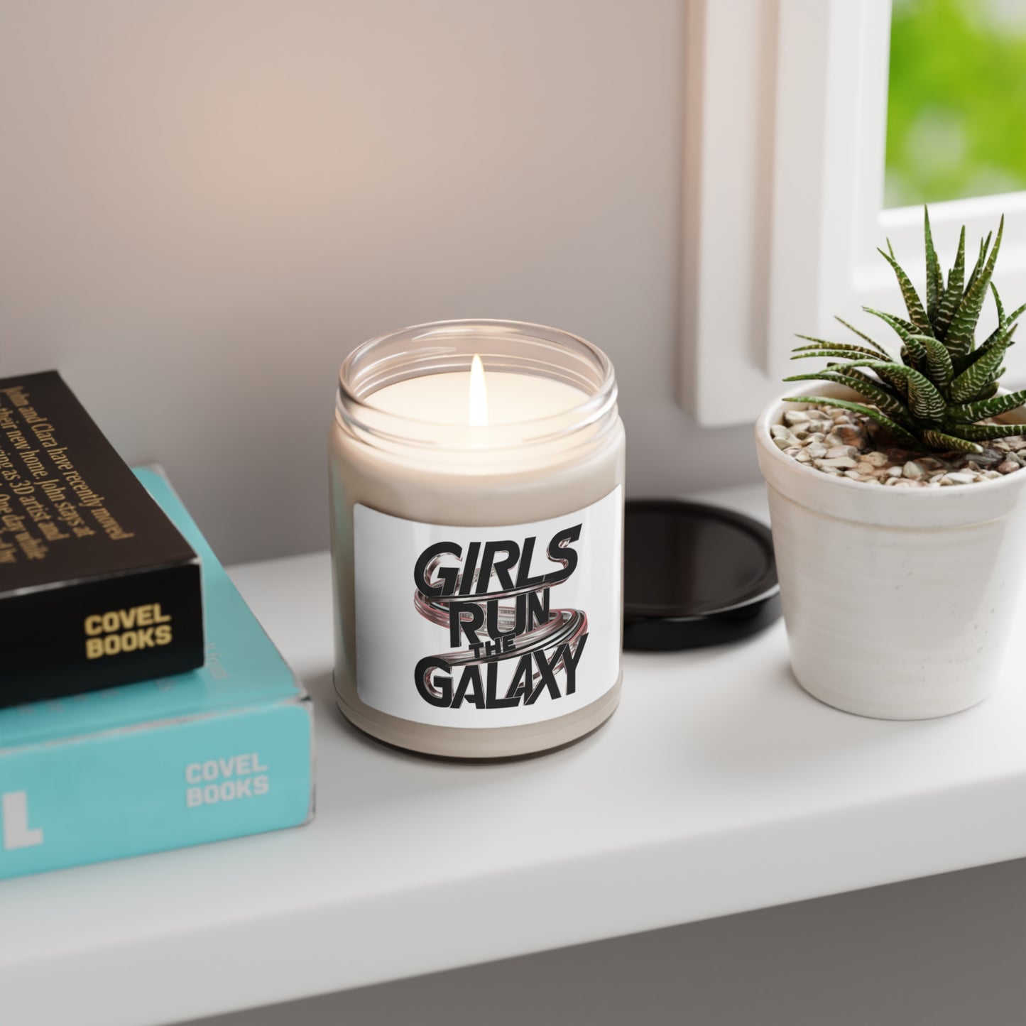 Girls Run The Galaxy Scented Soy Candle, 9oz