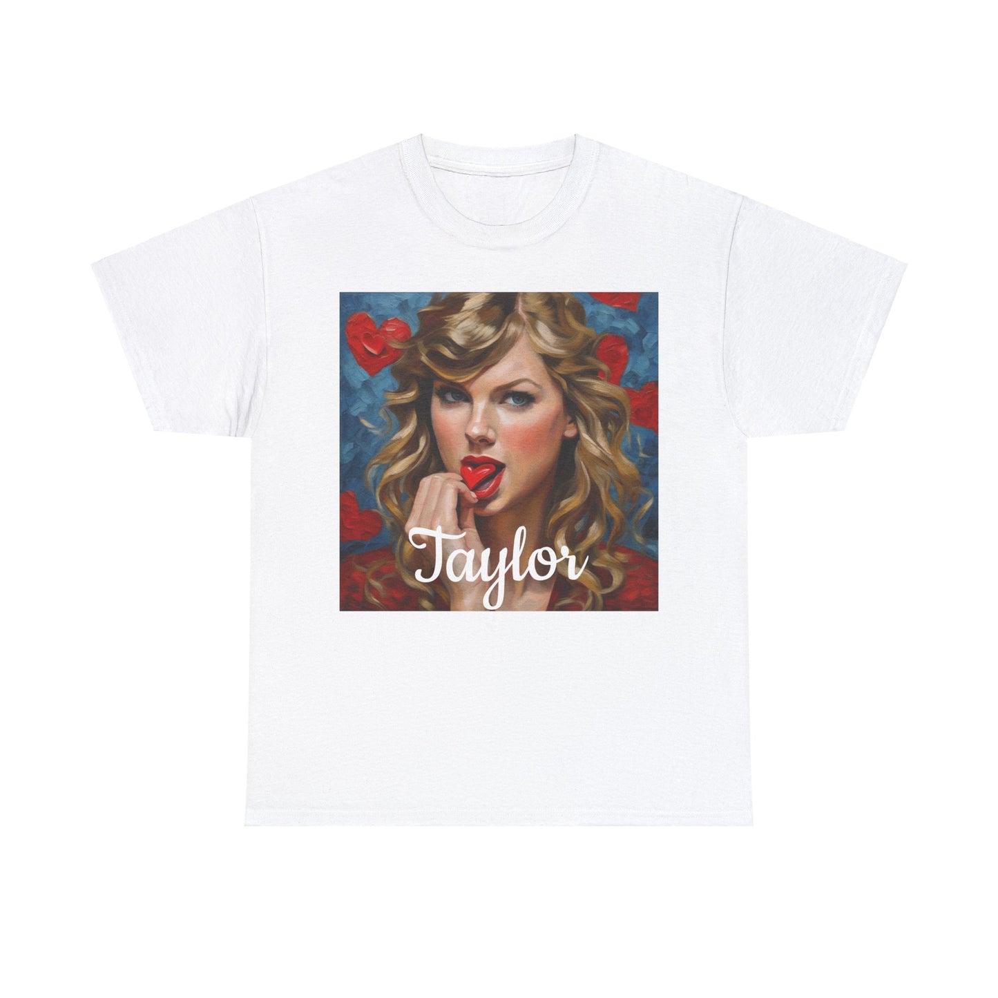 Taylor Swift T Shirt with Hearts