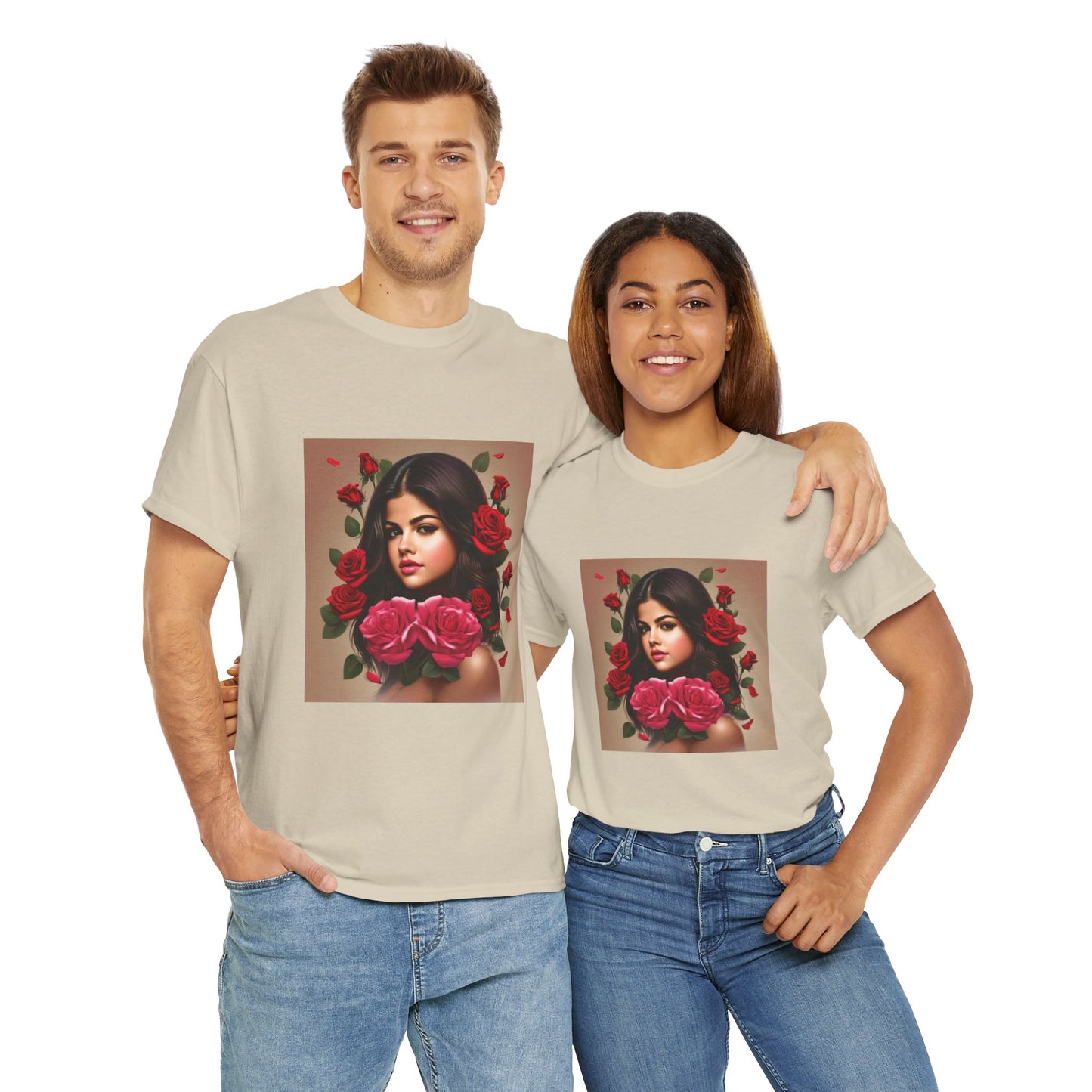 Selena Gomez T Shirt with Hearts
