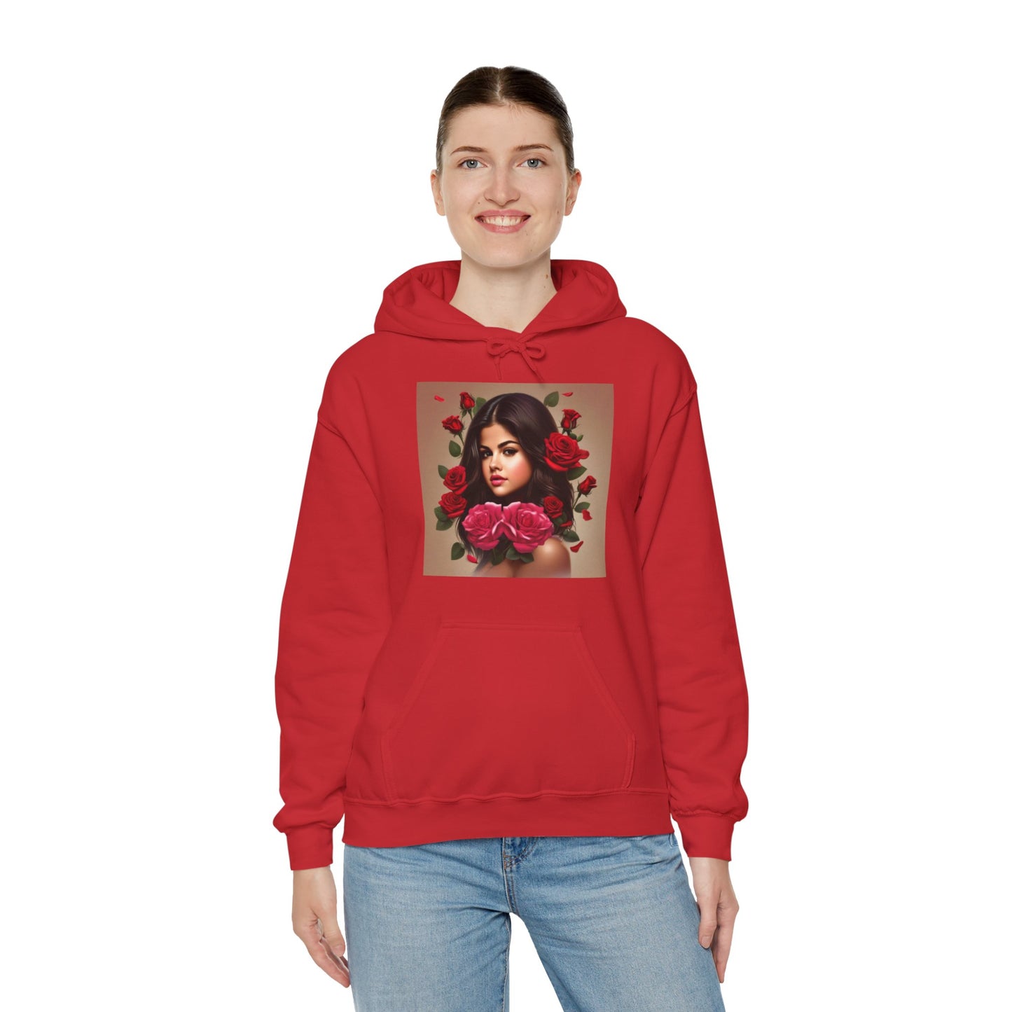 Selena Gomez Printed Unisex Heavy Blend™ Hooded Sweatshirt