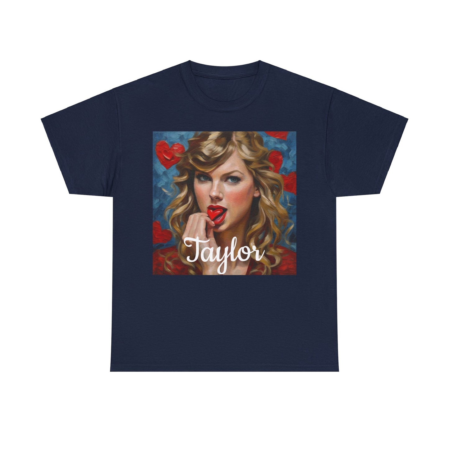 Taylor Swift T Shirt with Hearts