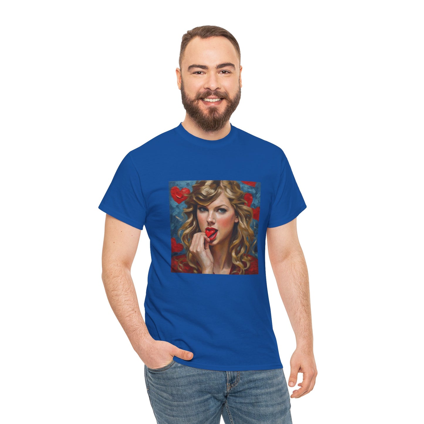 Taylor Swift T Shirt with Hearts