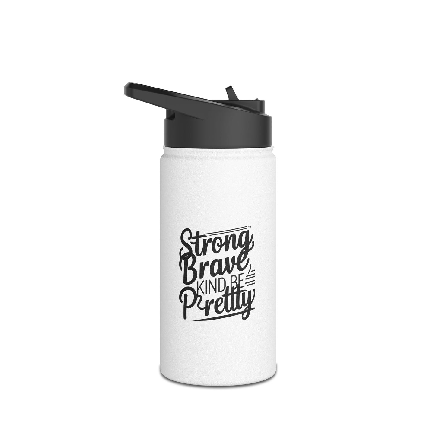 Strong Brave Stainless Steel Water Bottle, Standard Lid