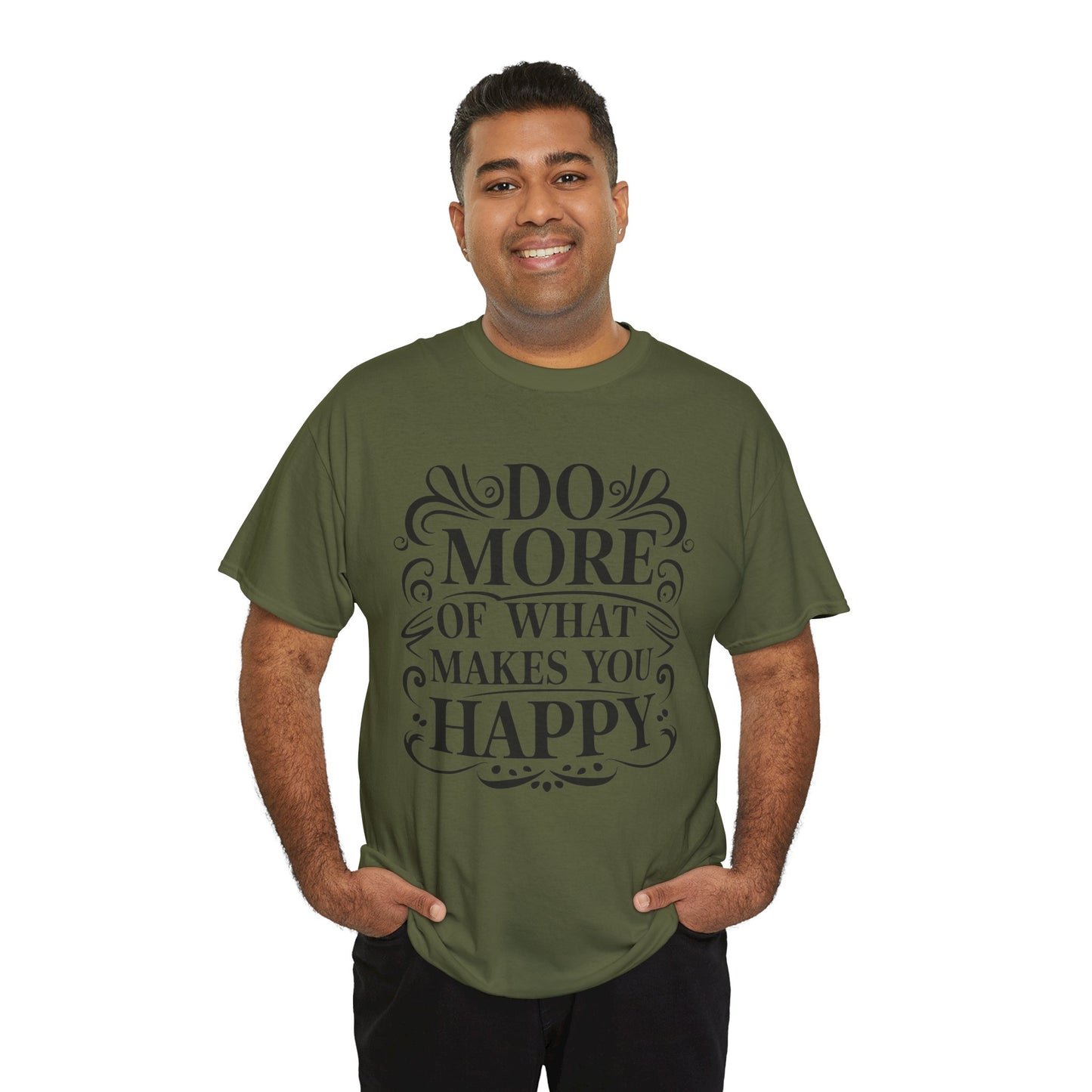 Do More Of What Printed T Shirt with Hearts