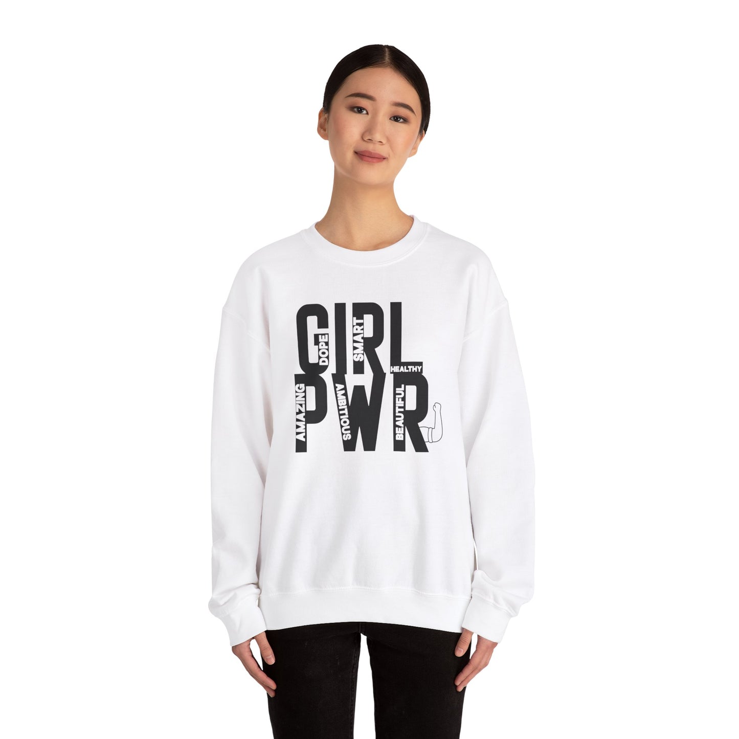 Girl PWR Unisex Heavy Blend™ Crewneck Sweatshirt