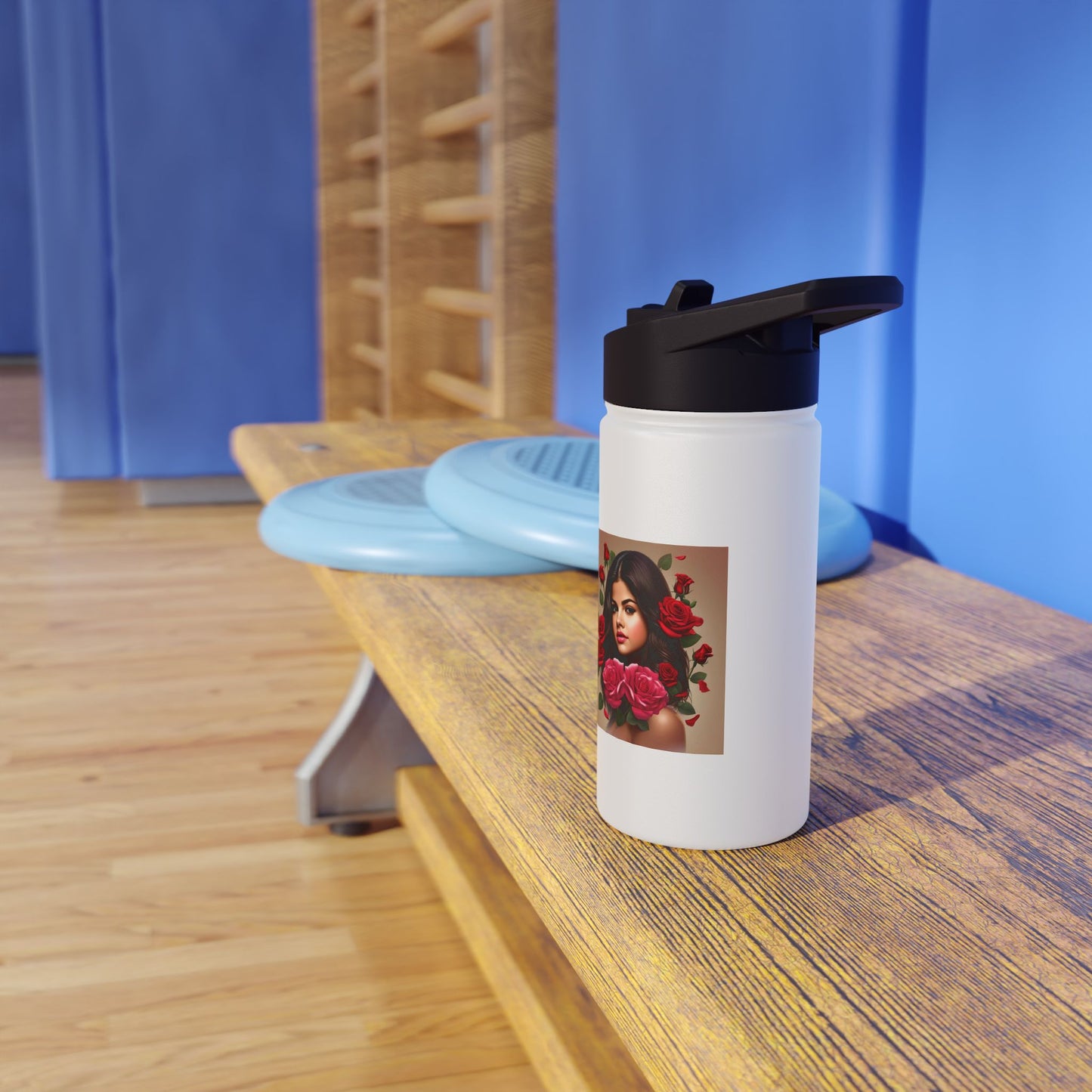 Women Stainless Steel Water Bottle, Standard Lid