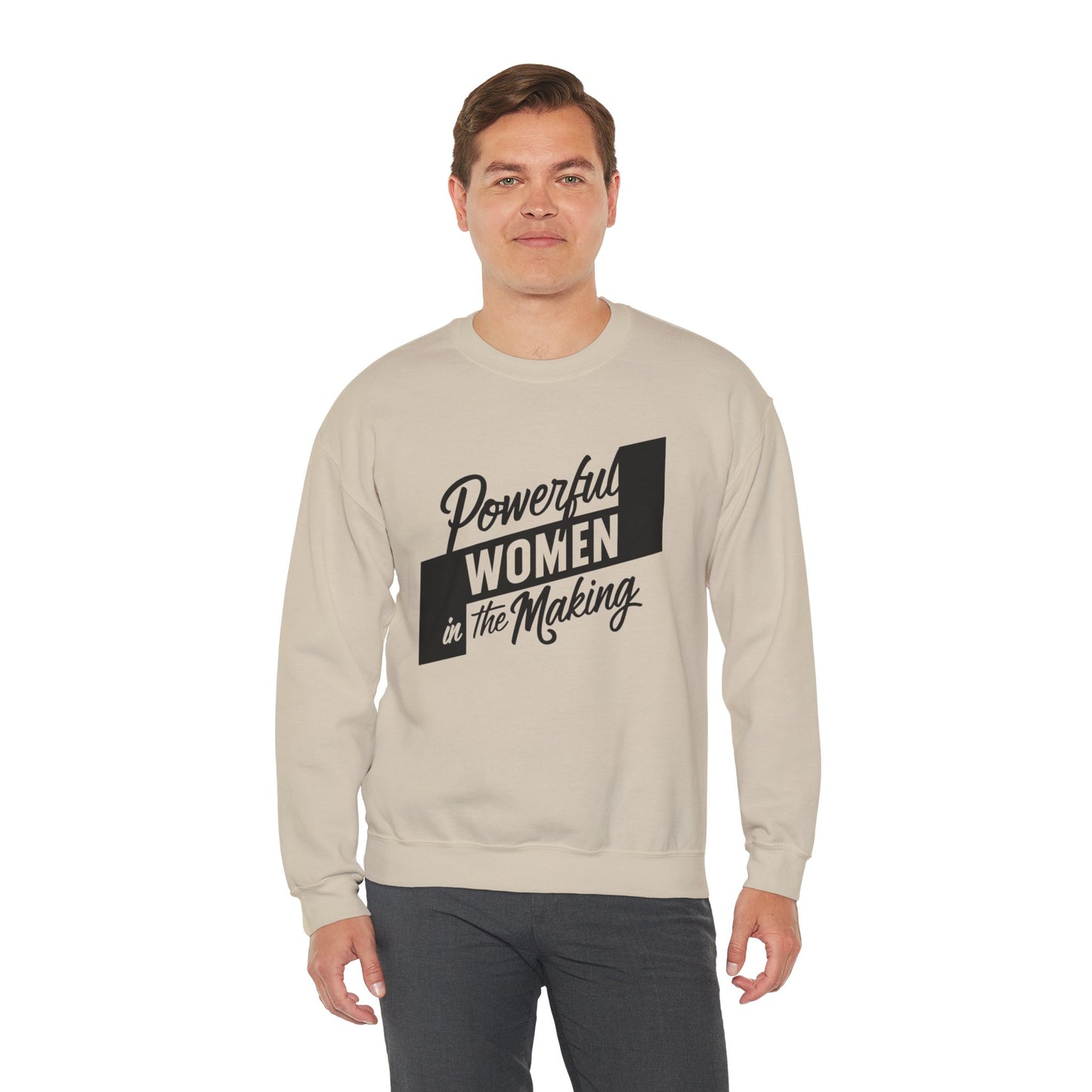 Powerful Women In The Making Unisex Heavy Blend™ Crewneck Sweatshirt