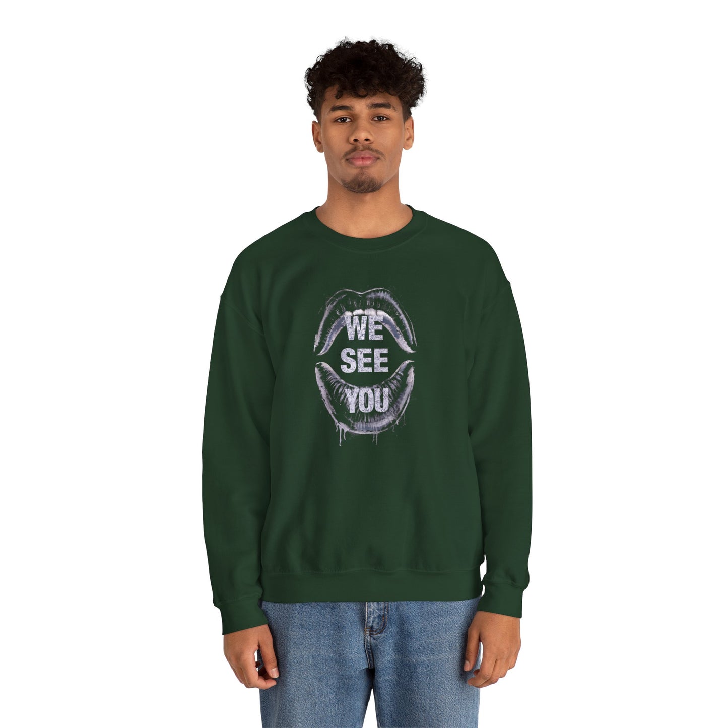 We See You Unisex Heavy Blend™ Crewneck Sweatshirt
