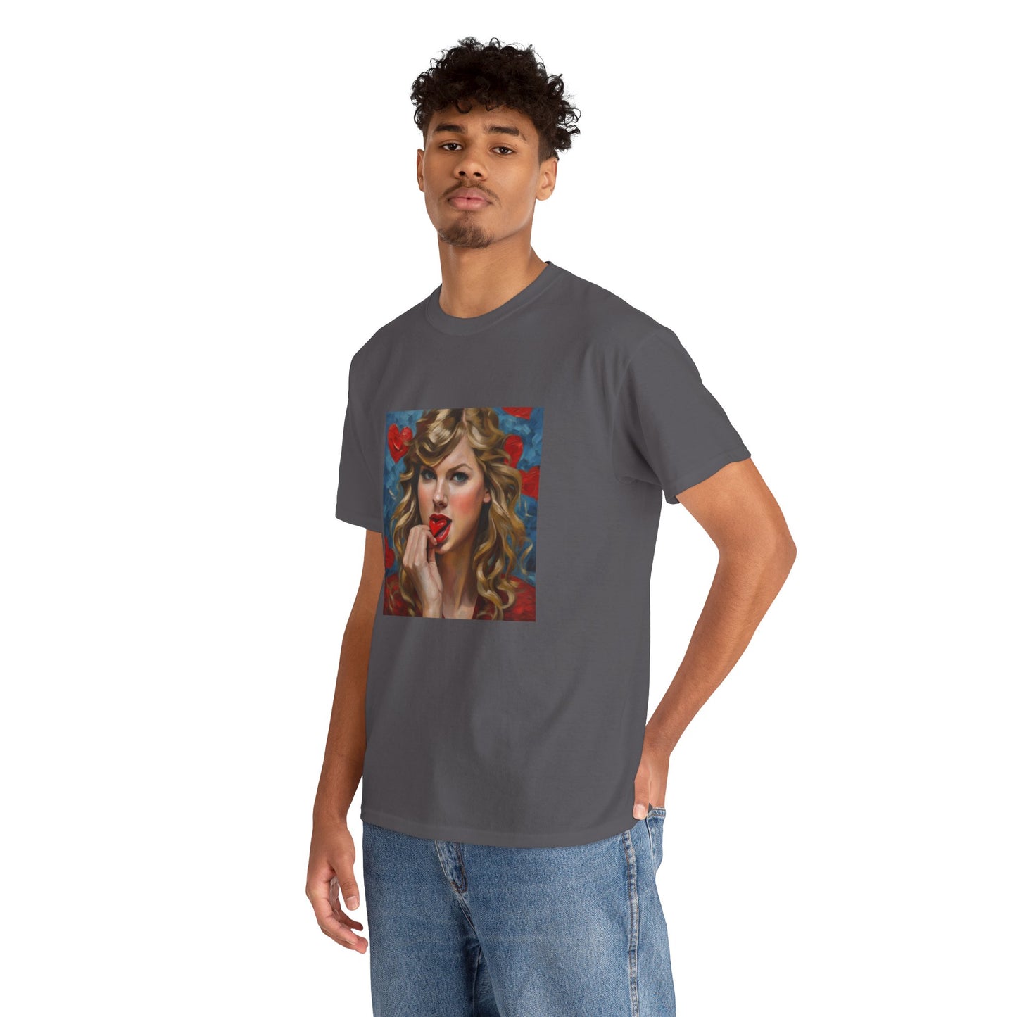 Taylor Swift T Shirt with Hearts