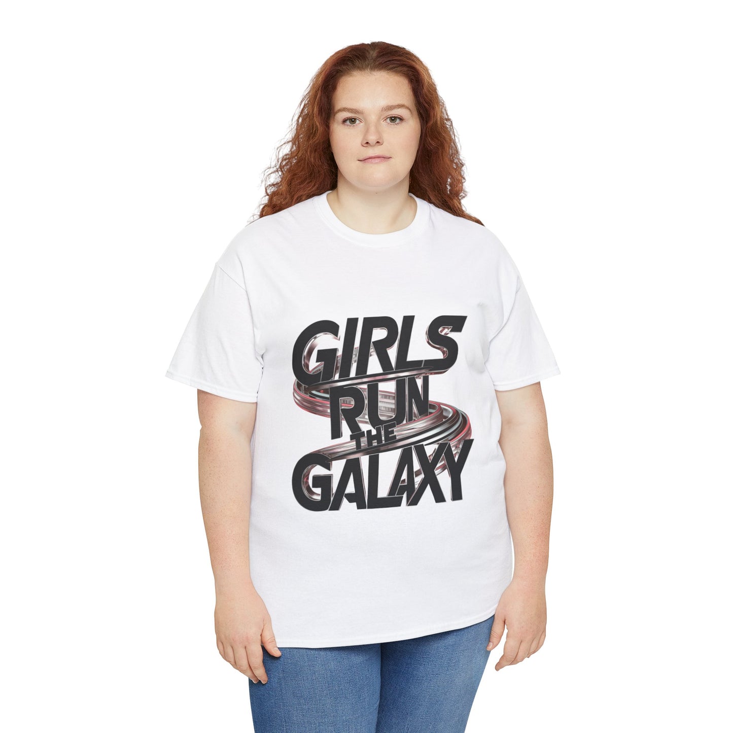 Girl Run The Galaxy T Shirt with Hearts