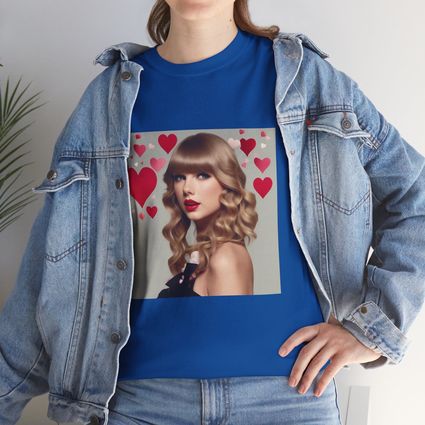 Taylor Swift T Shirt with Hearts