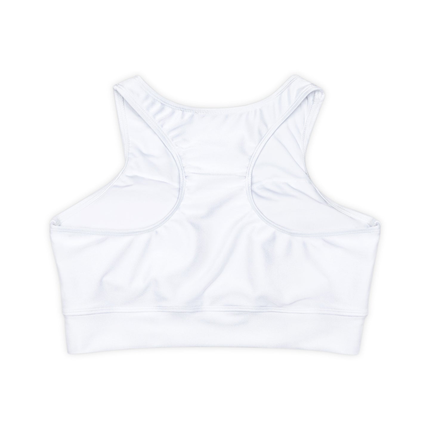 Bad Girls Club Fully Lined, Padded Sports Bra (AOP)
