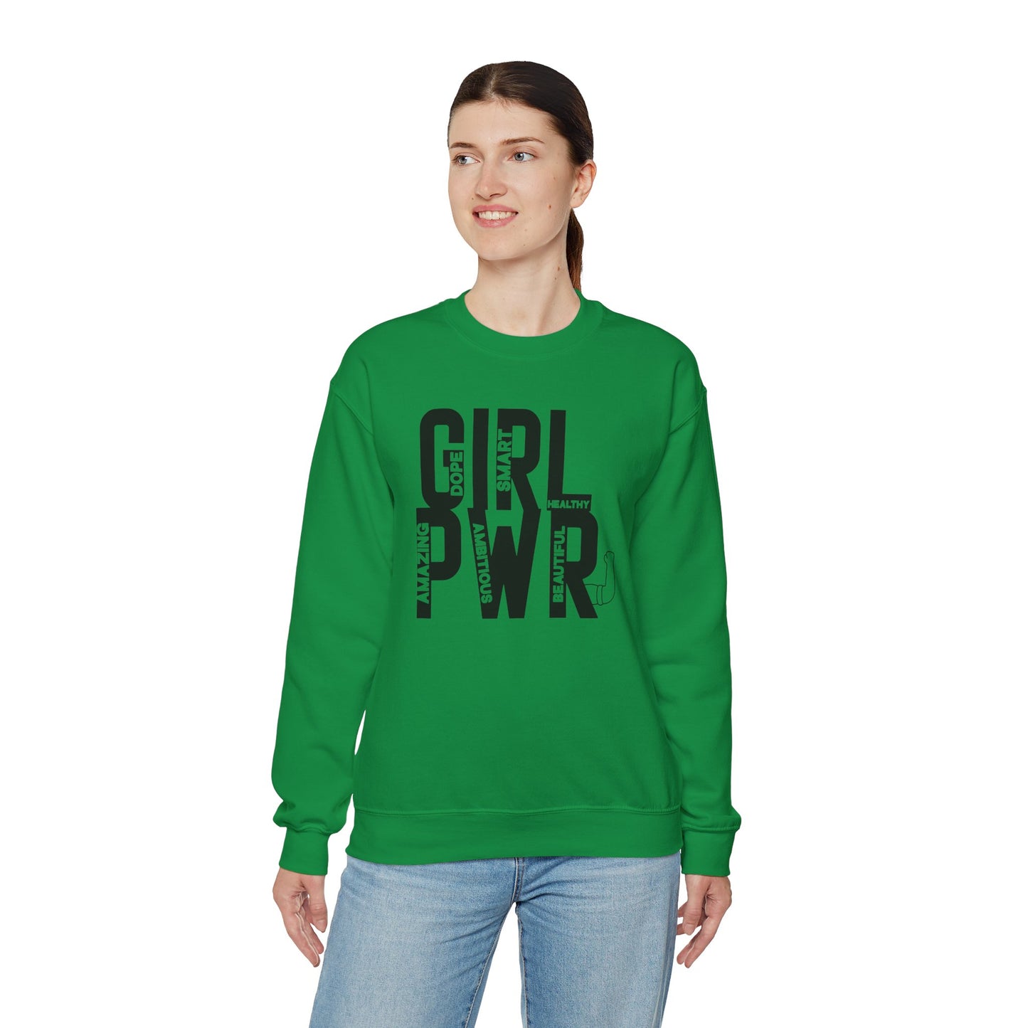 Girl PWR Unisex Heavy Blend™ Crewneck Sweatshirt