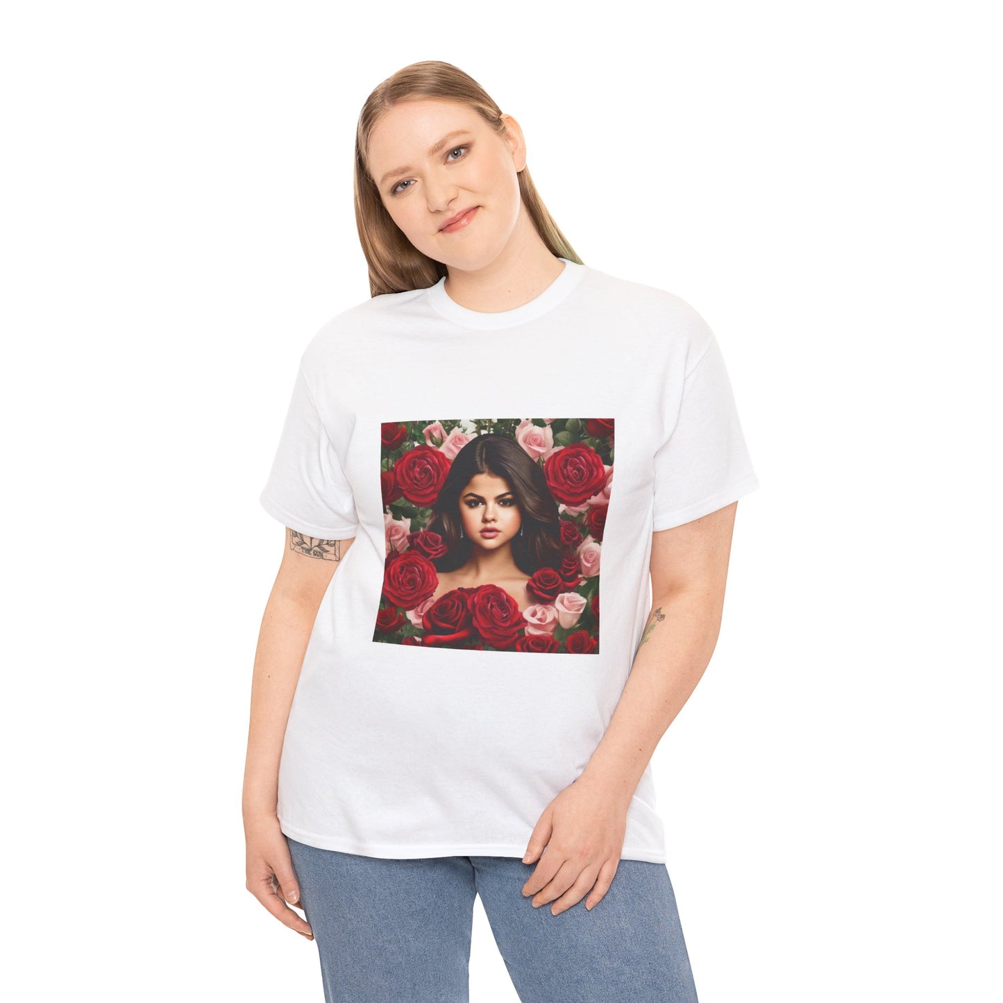 Selena Gomez T Shirt with Hearts