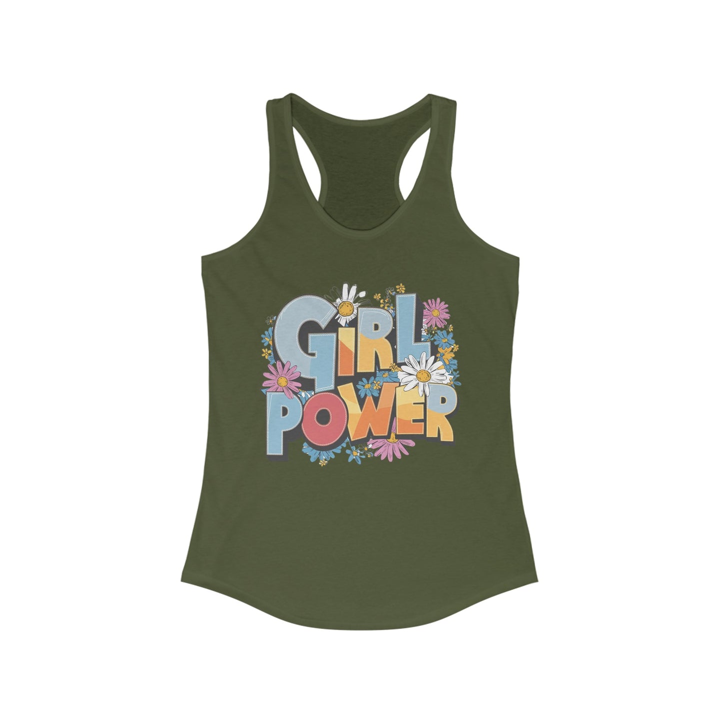 Girl Power Women's Ideal Racerback Tank