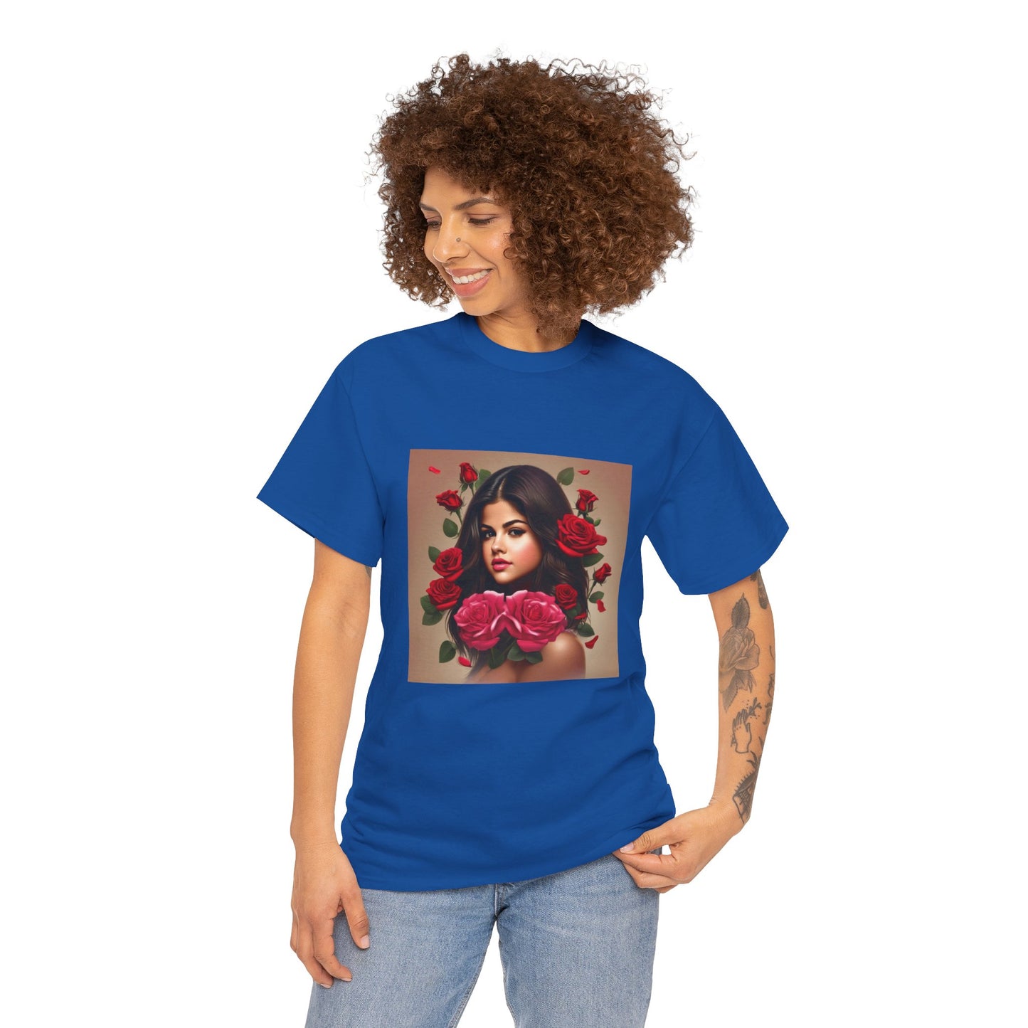 Selena Gomez T Shirt with Hearts