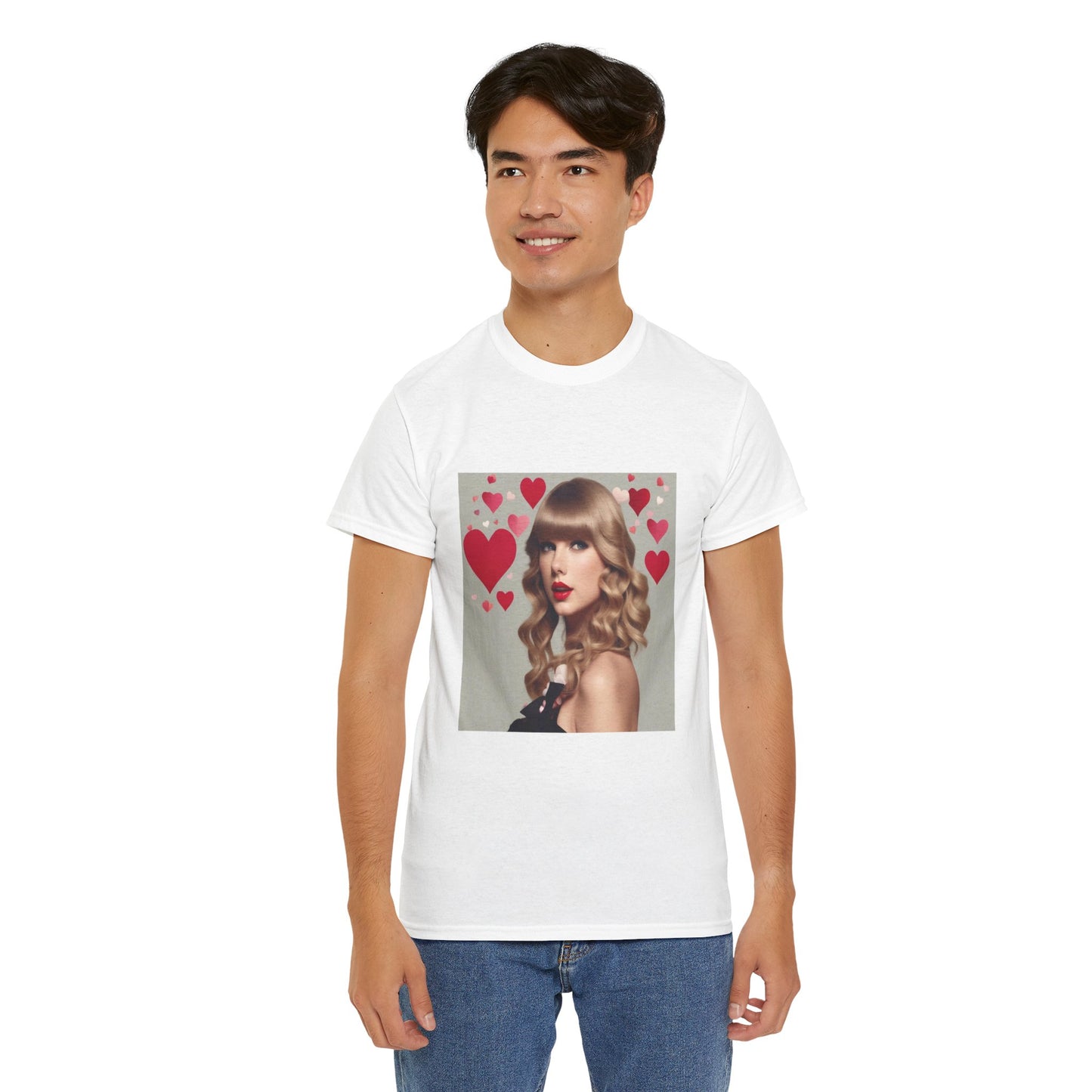 Taylor Swift T Shirt with Hearts
