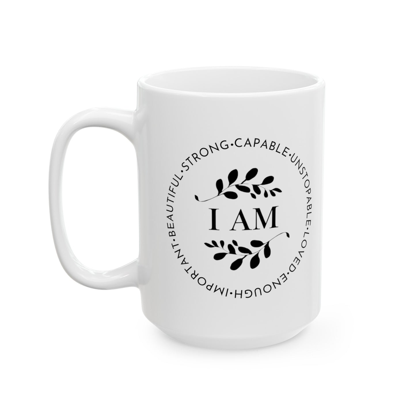 I AM Ceramic Mug, (11oz, 15oz)