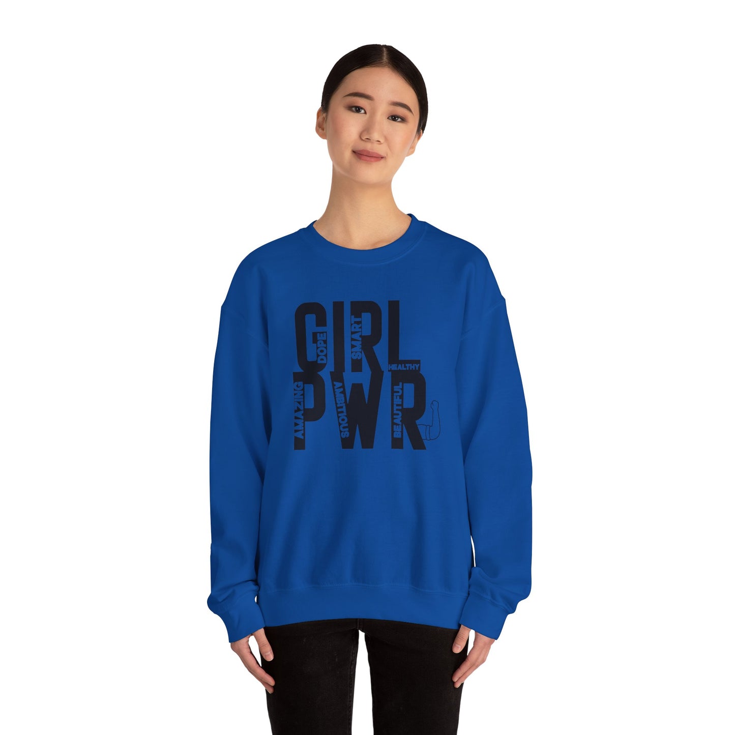 Girl PWR Unisex Heavy Blend™ Crewneck Sweatshirt