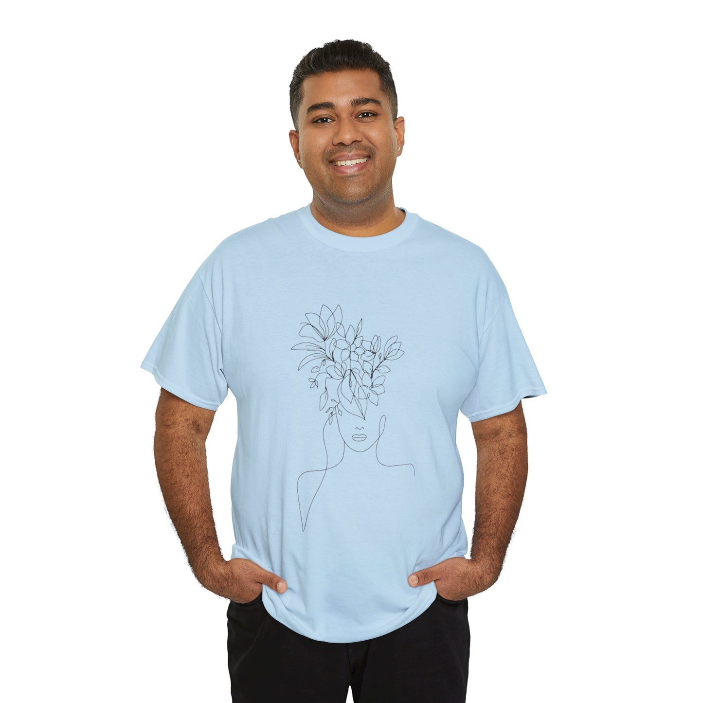Women Artwork T Shirt with Hearts