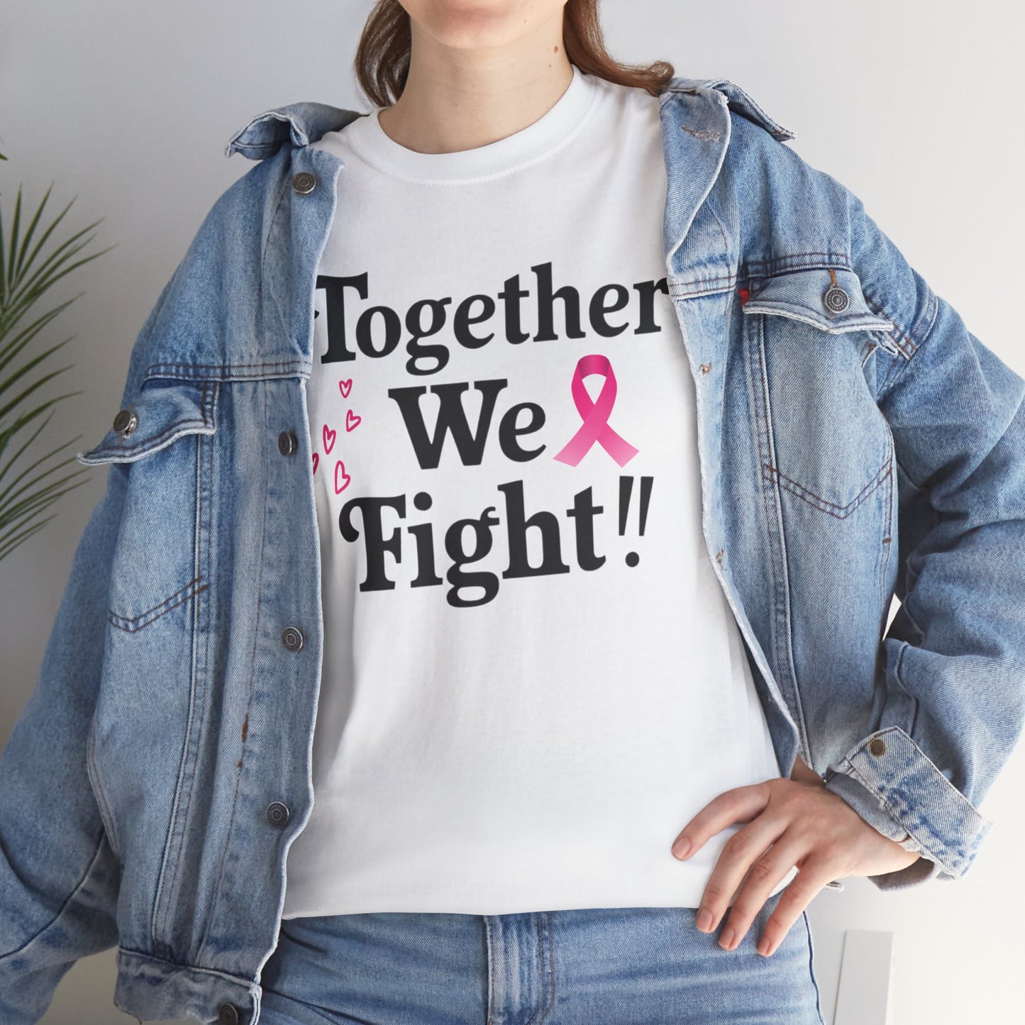 Together We Fight Unisex Heavy Cotton Tee