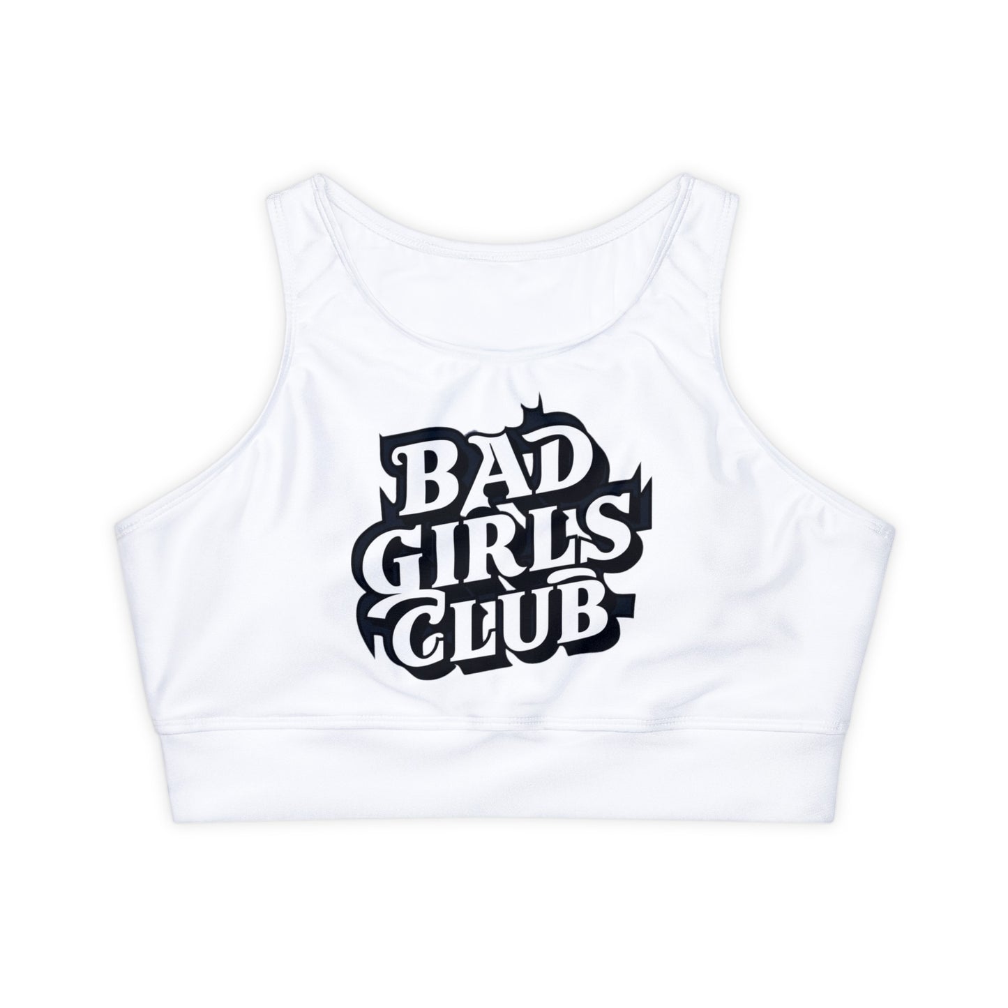Bad Girls Club Fully Lined, Padded Sports Bra (AOP)